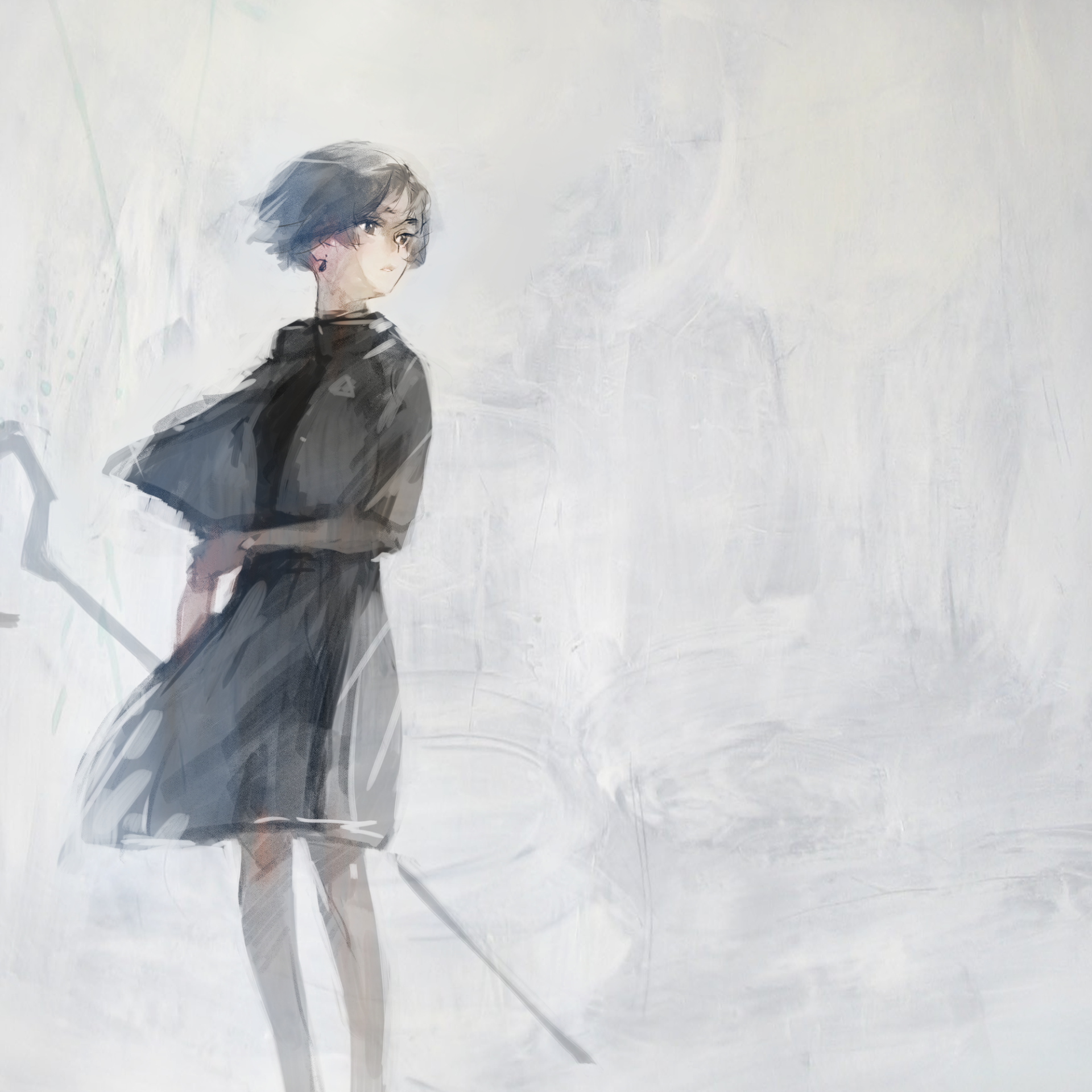 その他 Kuro KURO | ワイドスプレッドクロップドショーツ デニムショーツ